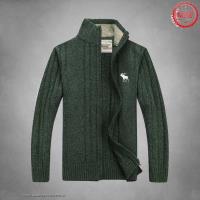 heren abercrombie and fitch truien zipper henley tee groen Outlet Online b4xc2711